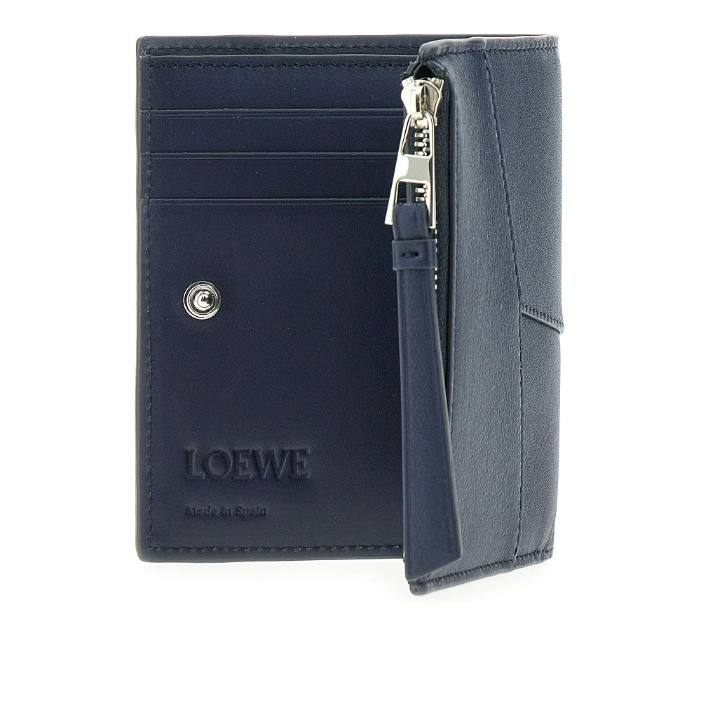 'Puzzle Edge' leather compact wallet