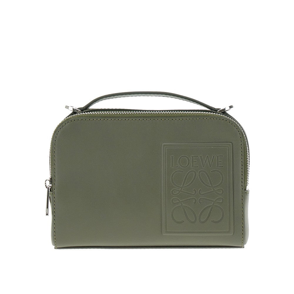 Leather mini 'Anagram' crossbody bag