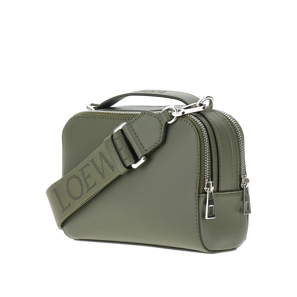 Leather mini 'Anagram' crossbody bag