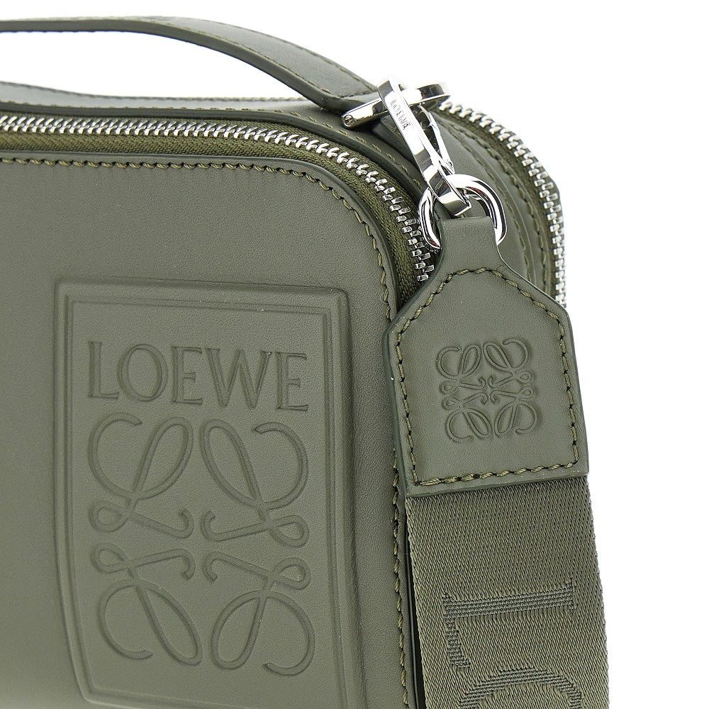 Leather mini 'Anagram' crossbody bag