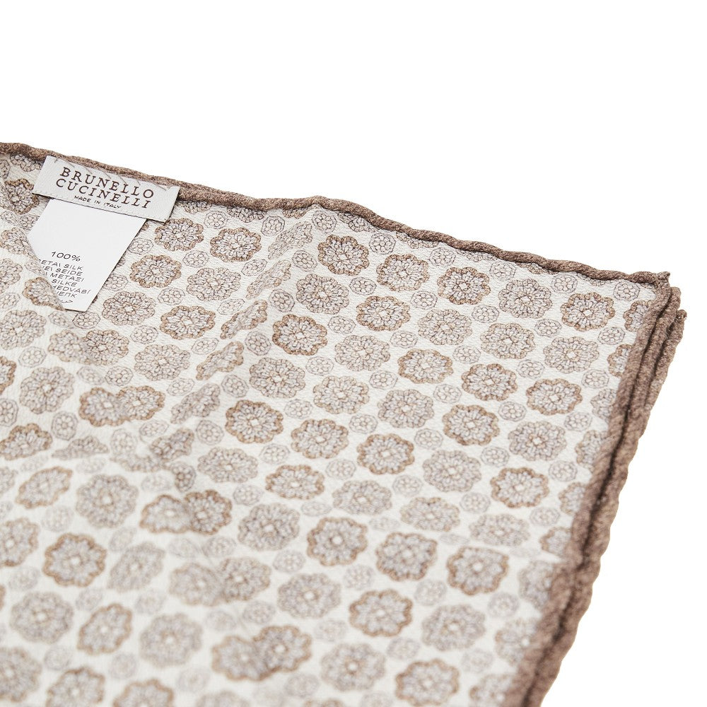 Jacquard silk pocket pochette