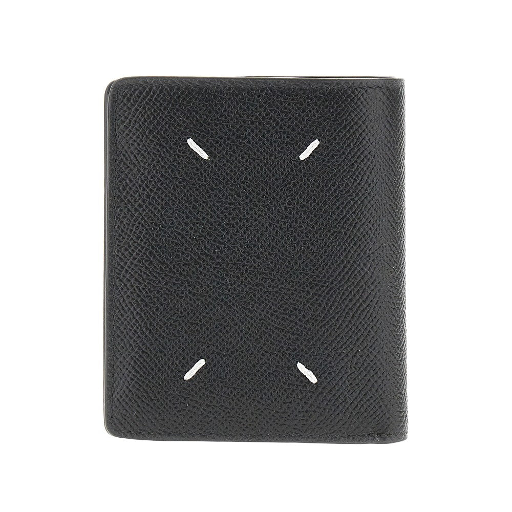 'Four Stitches' leather bi-fold wallet