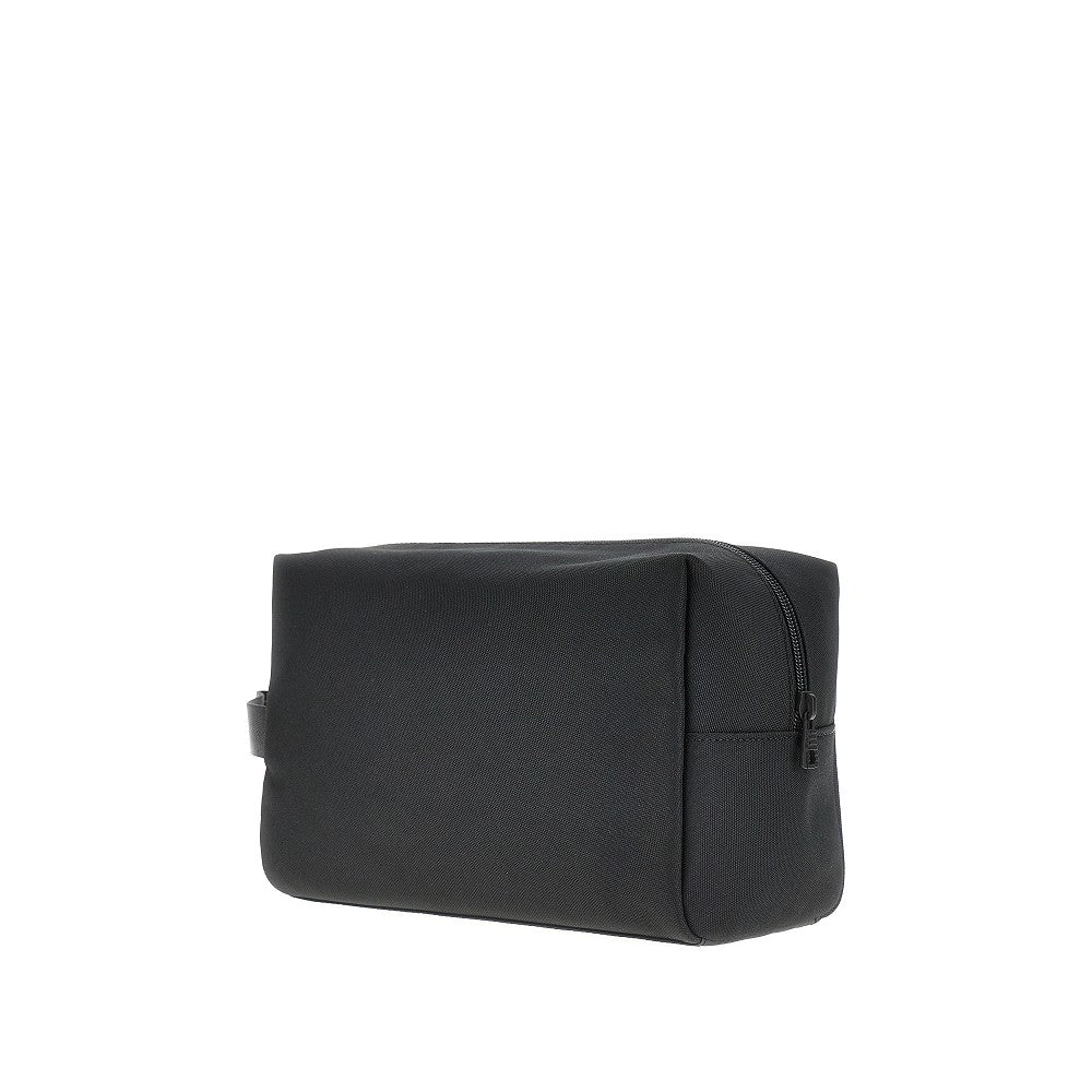 Beauty case in tela con stampa logo