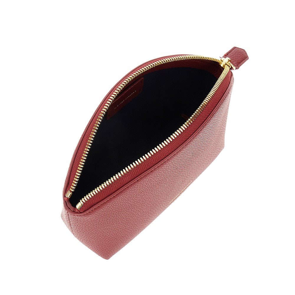 Pouch in finta pelle stampa cervo