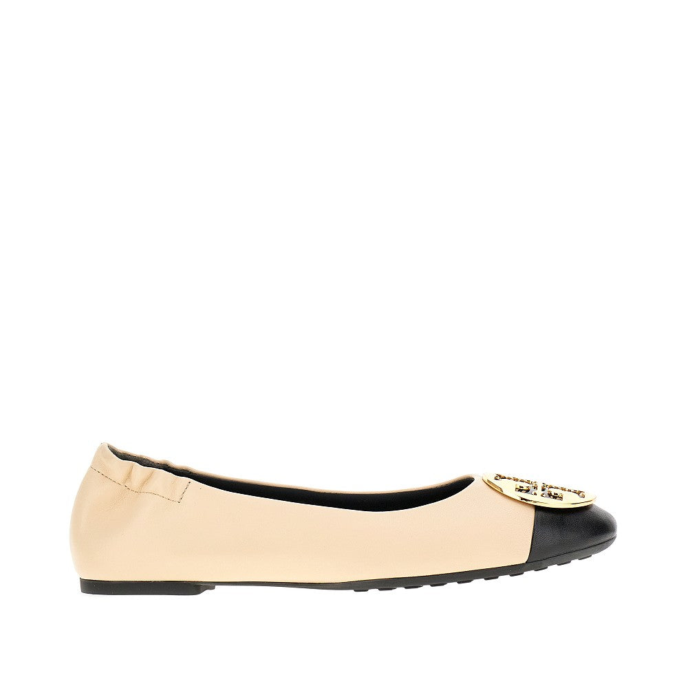 'Claire' leather ballerinas