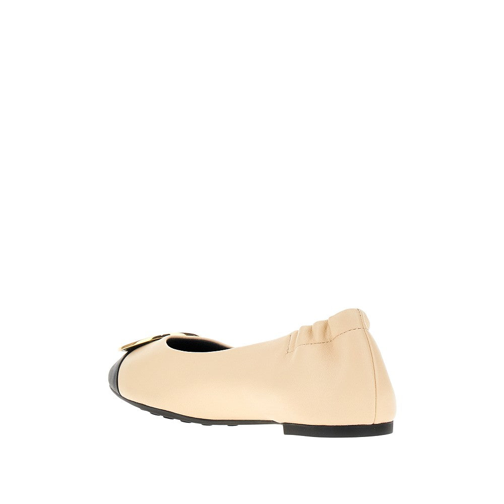 'Claire' leather ballerinas