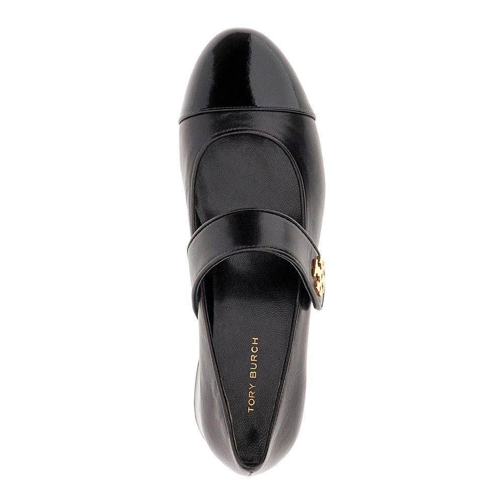Leather Mary Jane ballerinas