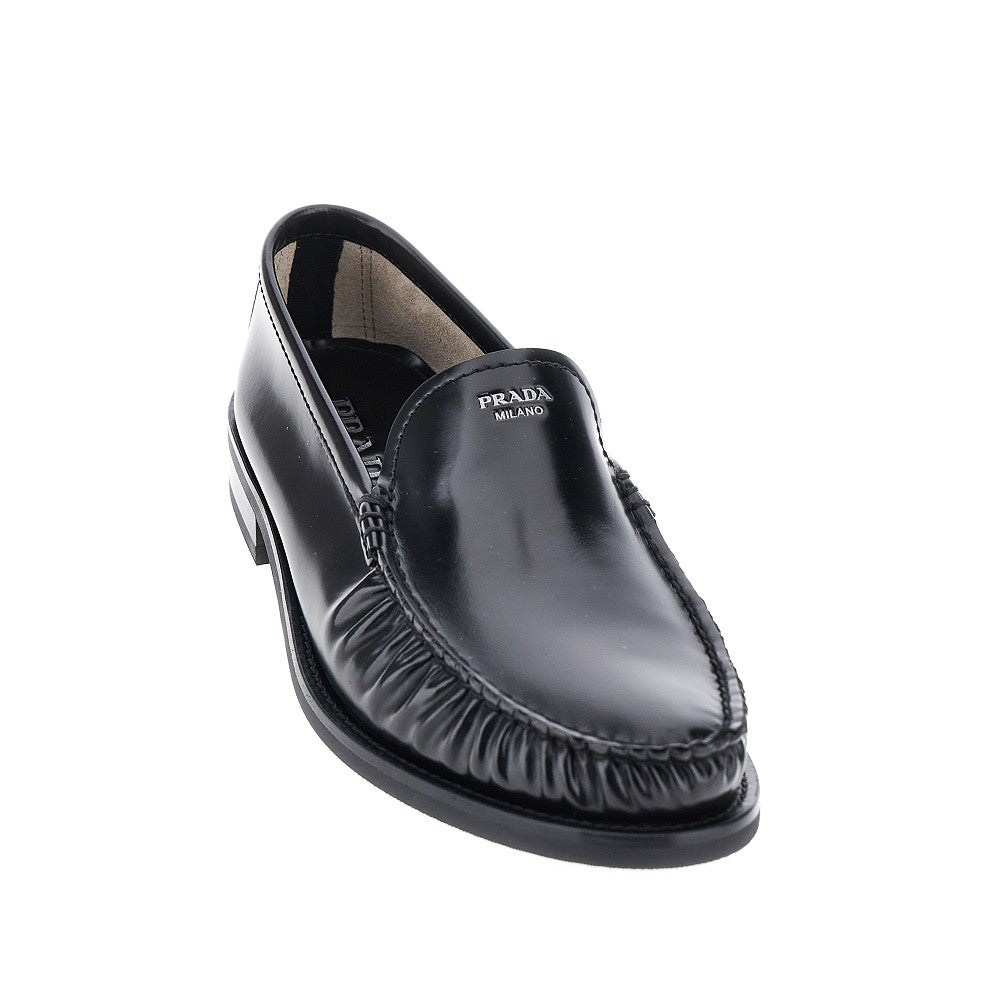 Mocassini in pelle spazzolata