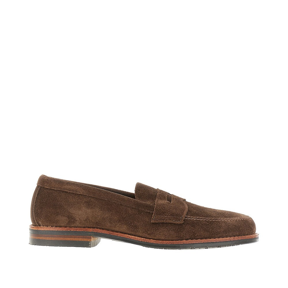 Penny loafers in pelle scamosciata