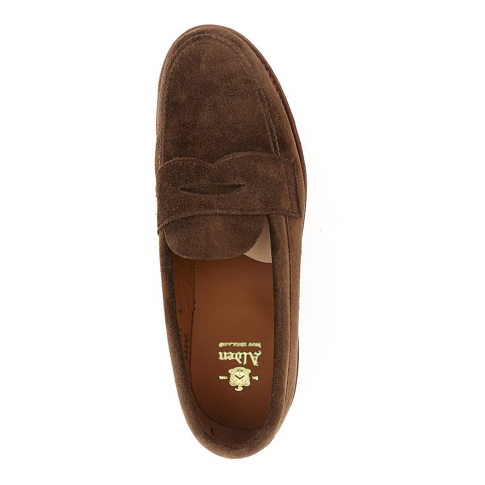 Penny loafers in pelle scamosciata
