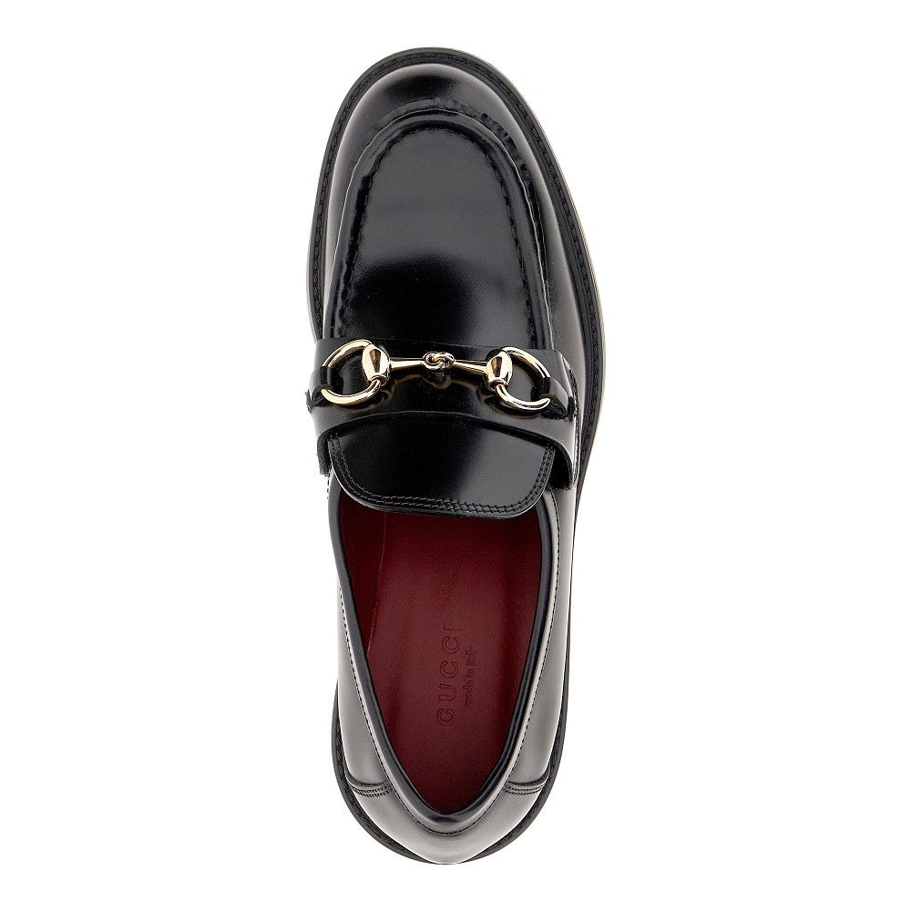 Leather loafers with Horsebit detail