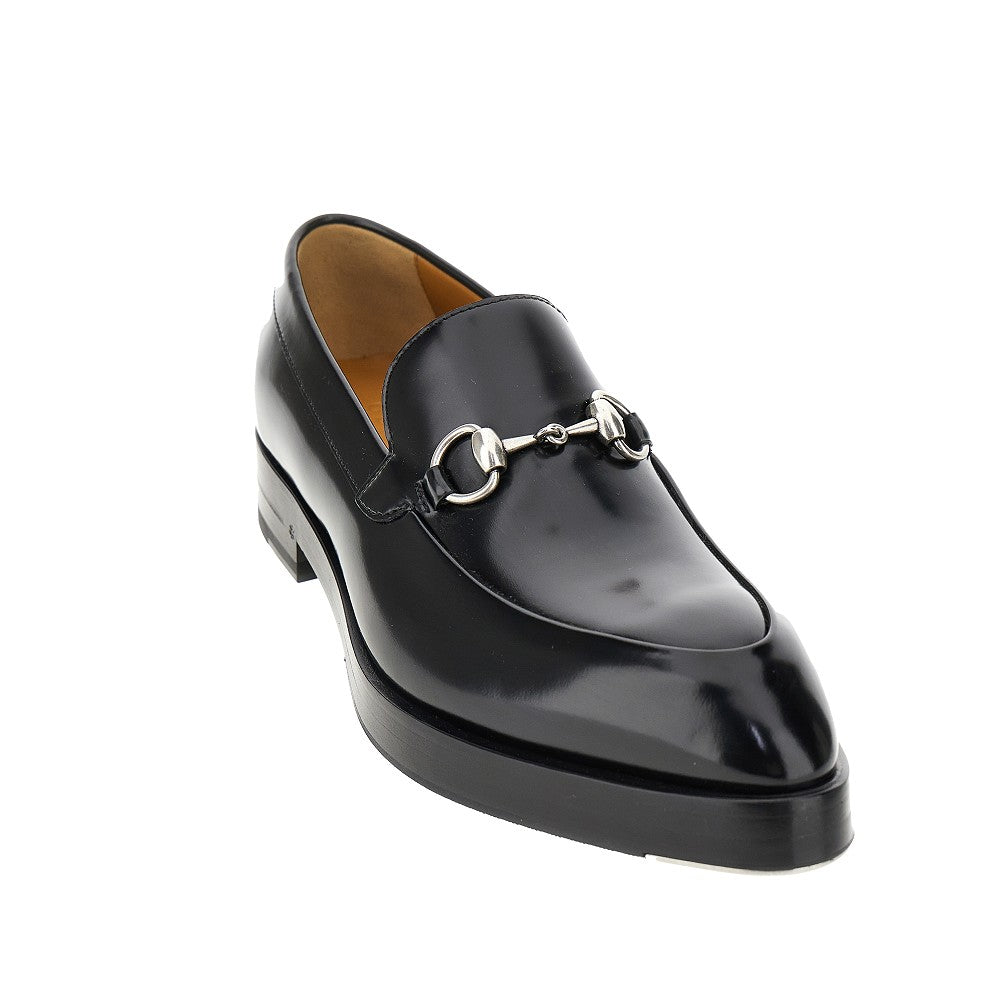 Horsebit leather loafers