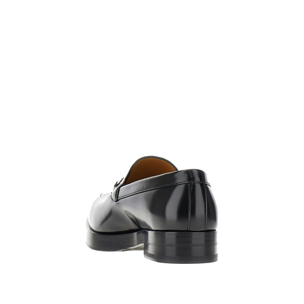 Horsebit leather loafers
