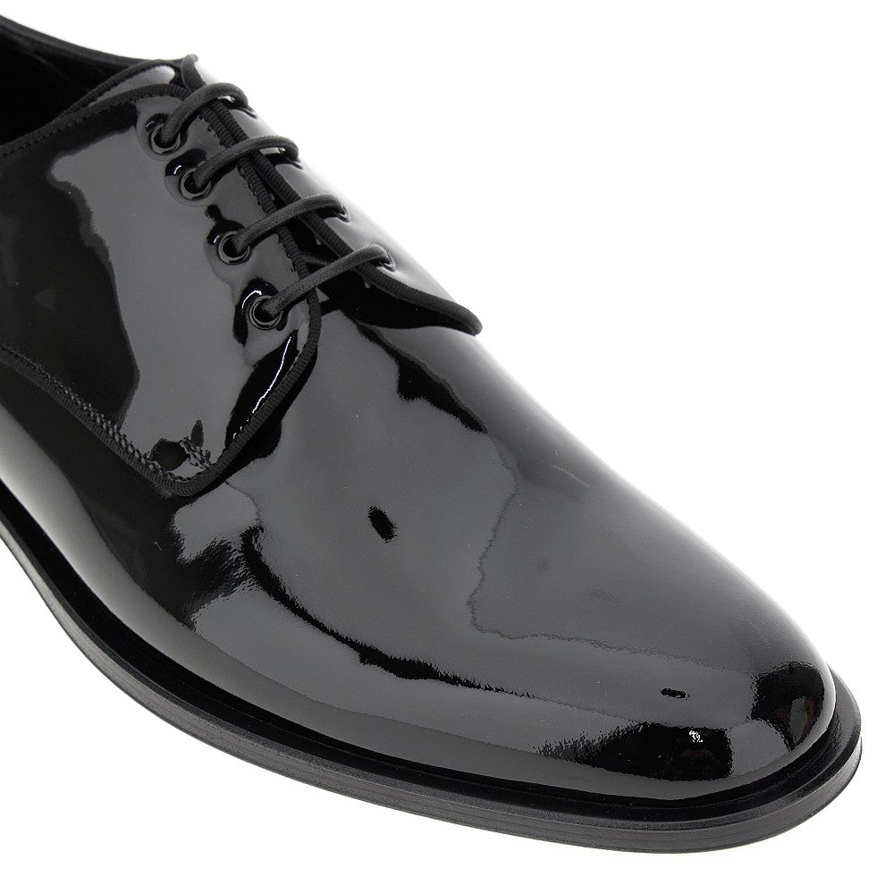 Glossy patent leather 'Raffaello' derby shoes