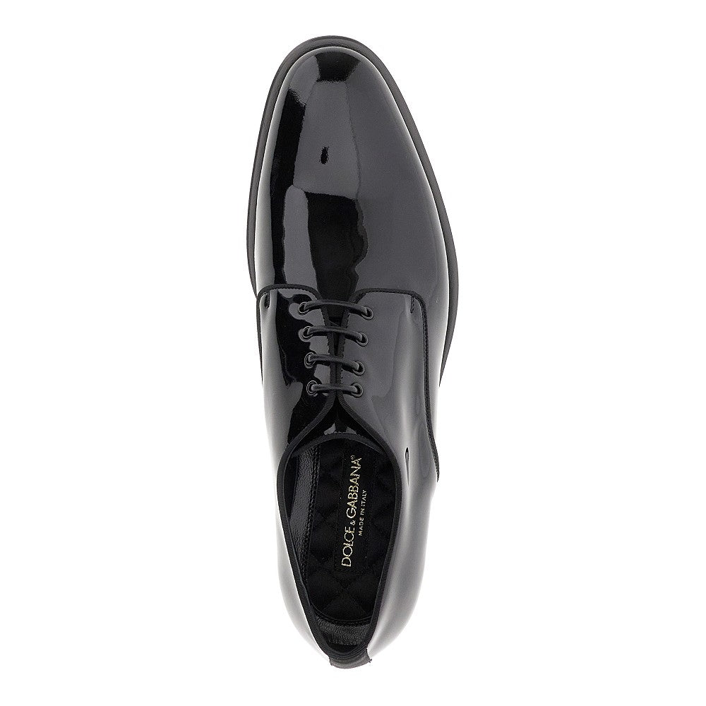 Glossy patent leather 'Raffaello' derby shoes