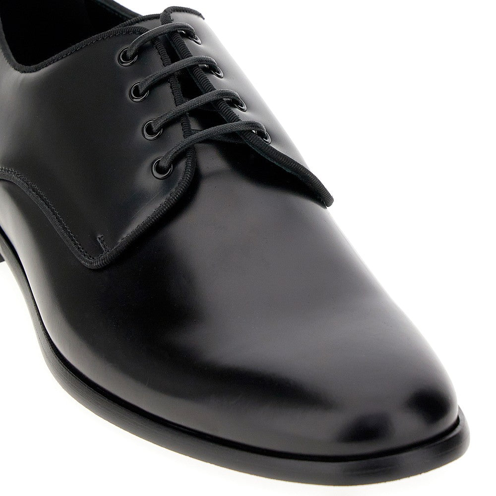 Stringate Derby in pelle spazzolata