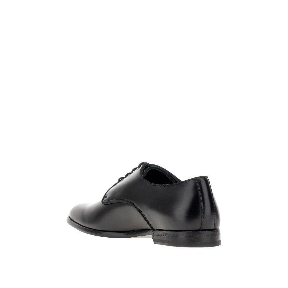 Stringate Derby in pelle spazzolata