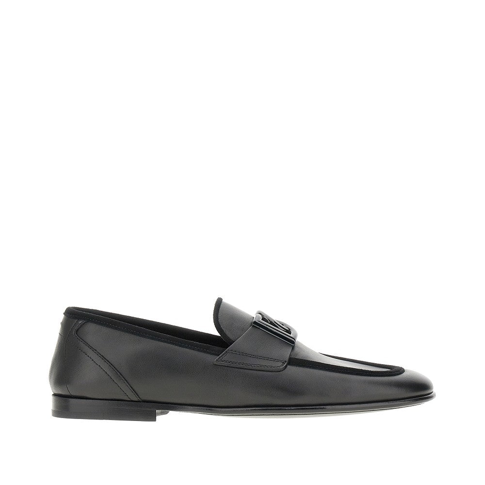 Mocassini pantofola in pelle