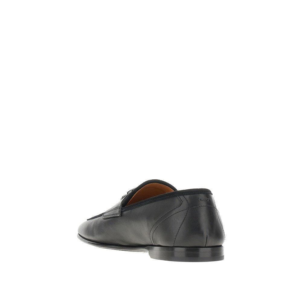 Mocassini pantofola in pelle