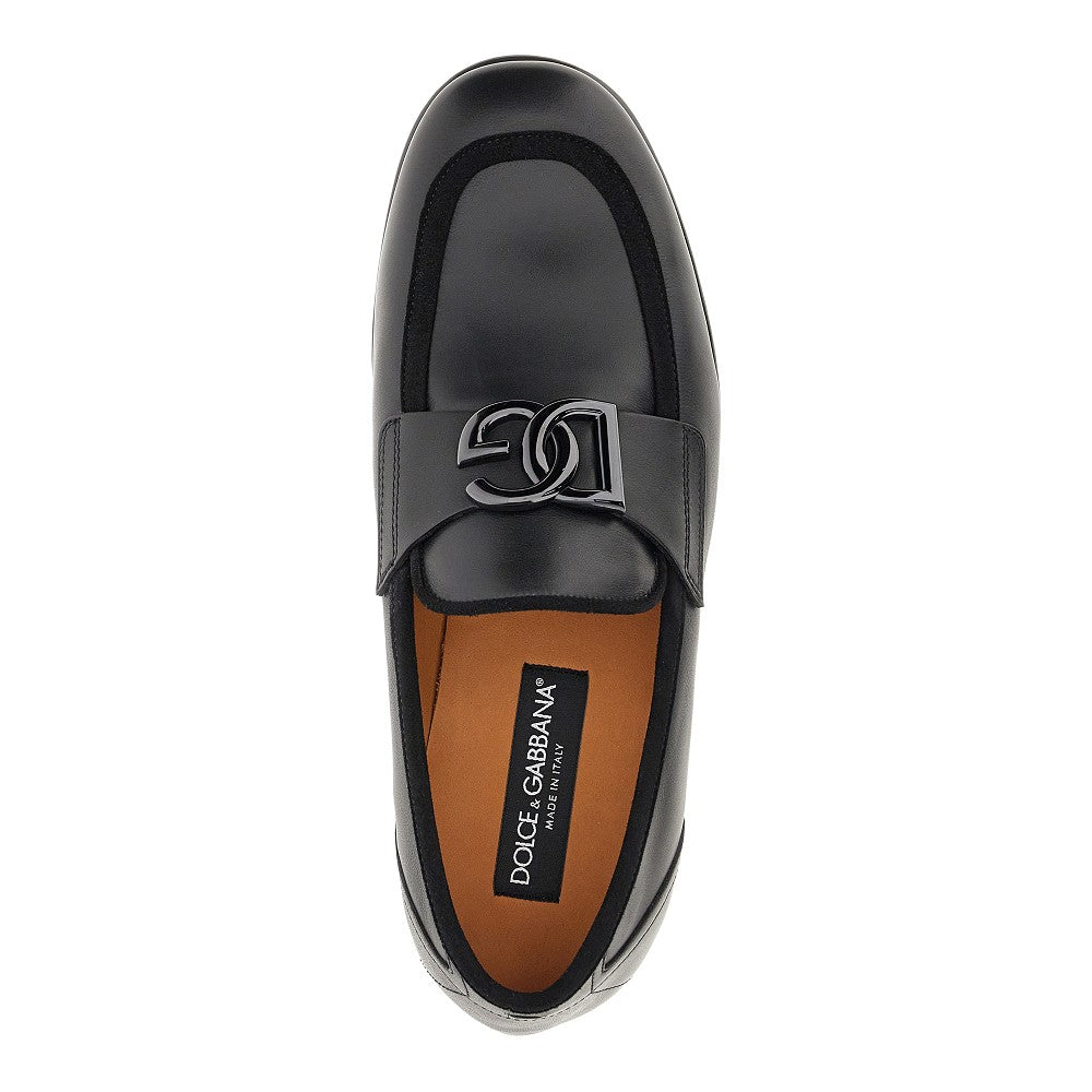 Mocassini pantofola in pelle