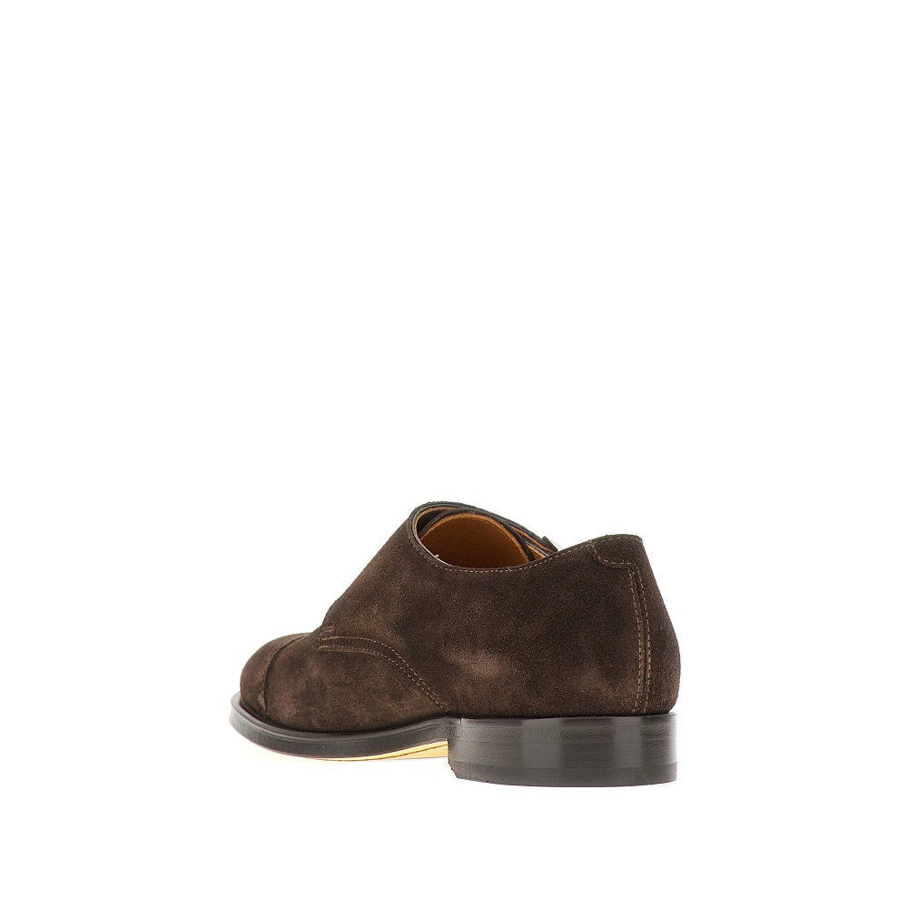 Suede leather Double Monkstrap shoes
