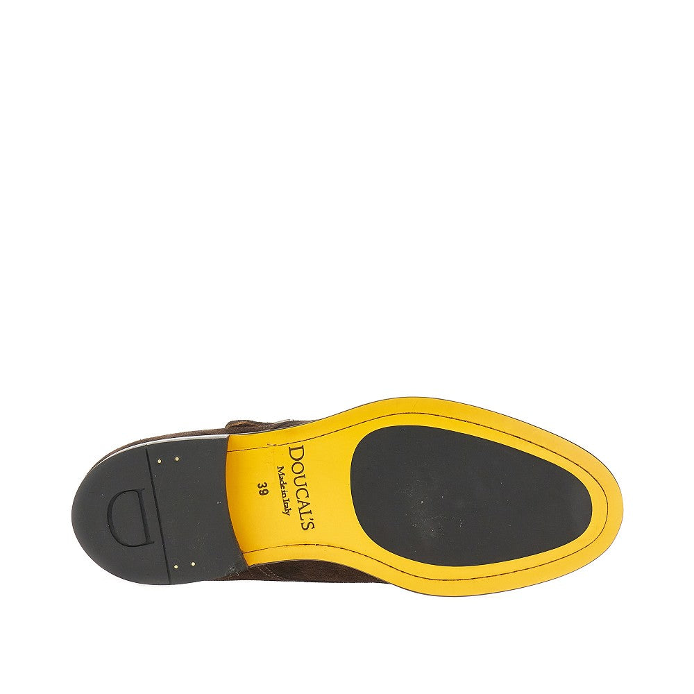 Scarpa Double Monkstrap in pelle scamosciata
