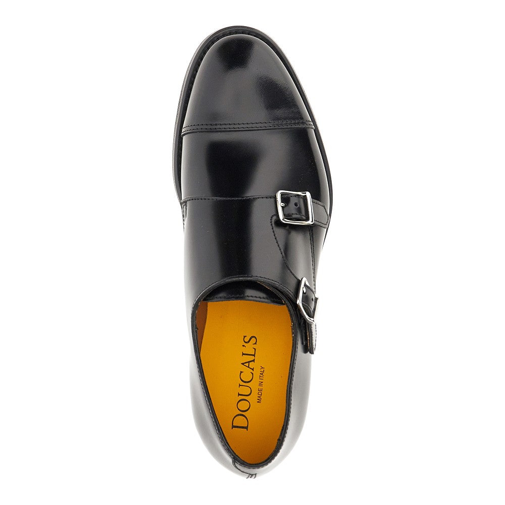 Scarpa Double Monkstrap in pelle