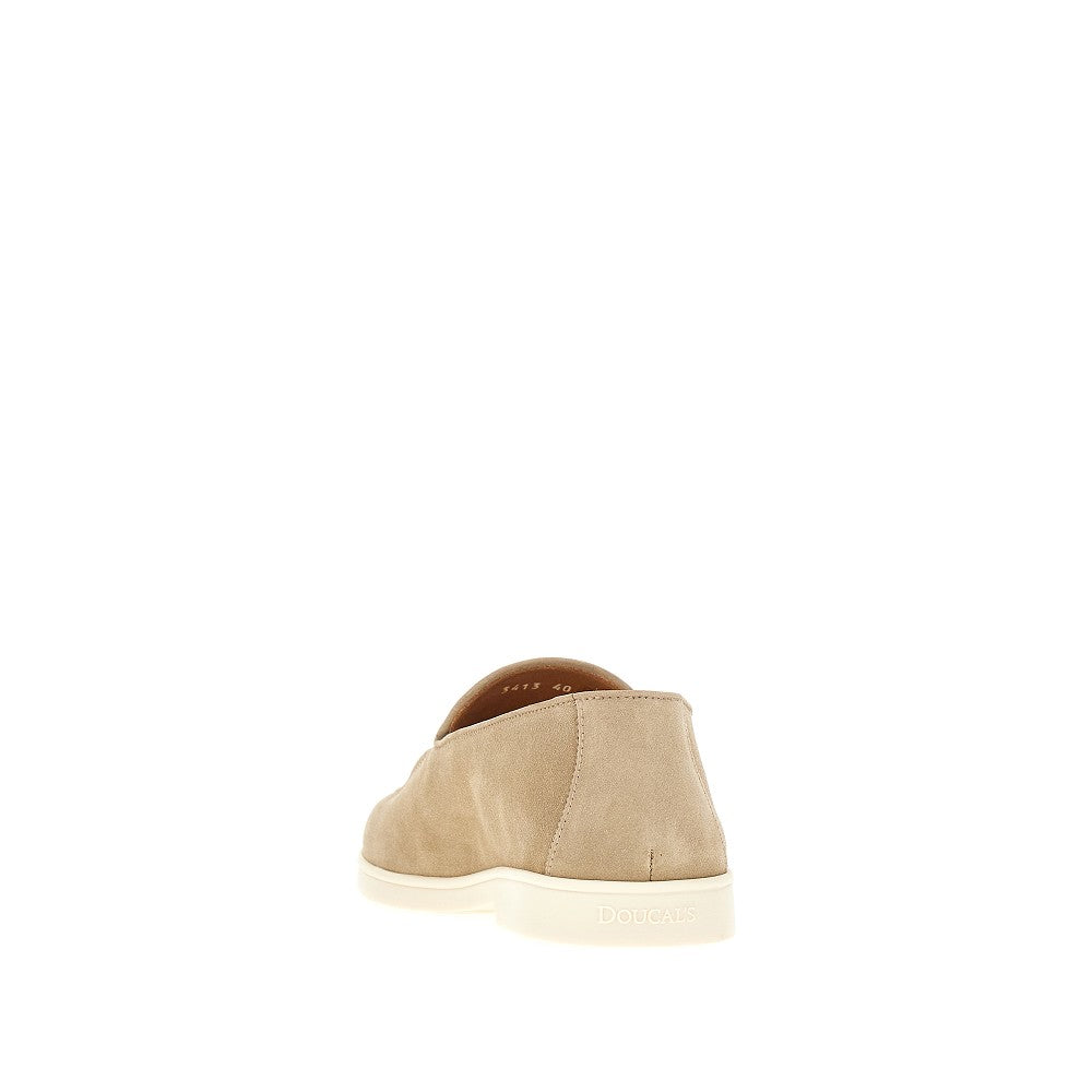 Mocassini in pelle scamosciata