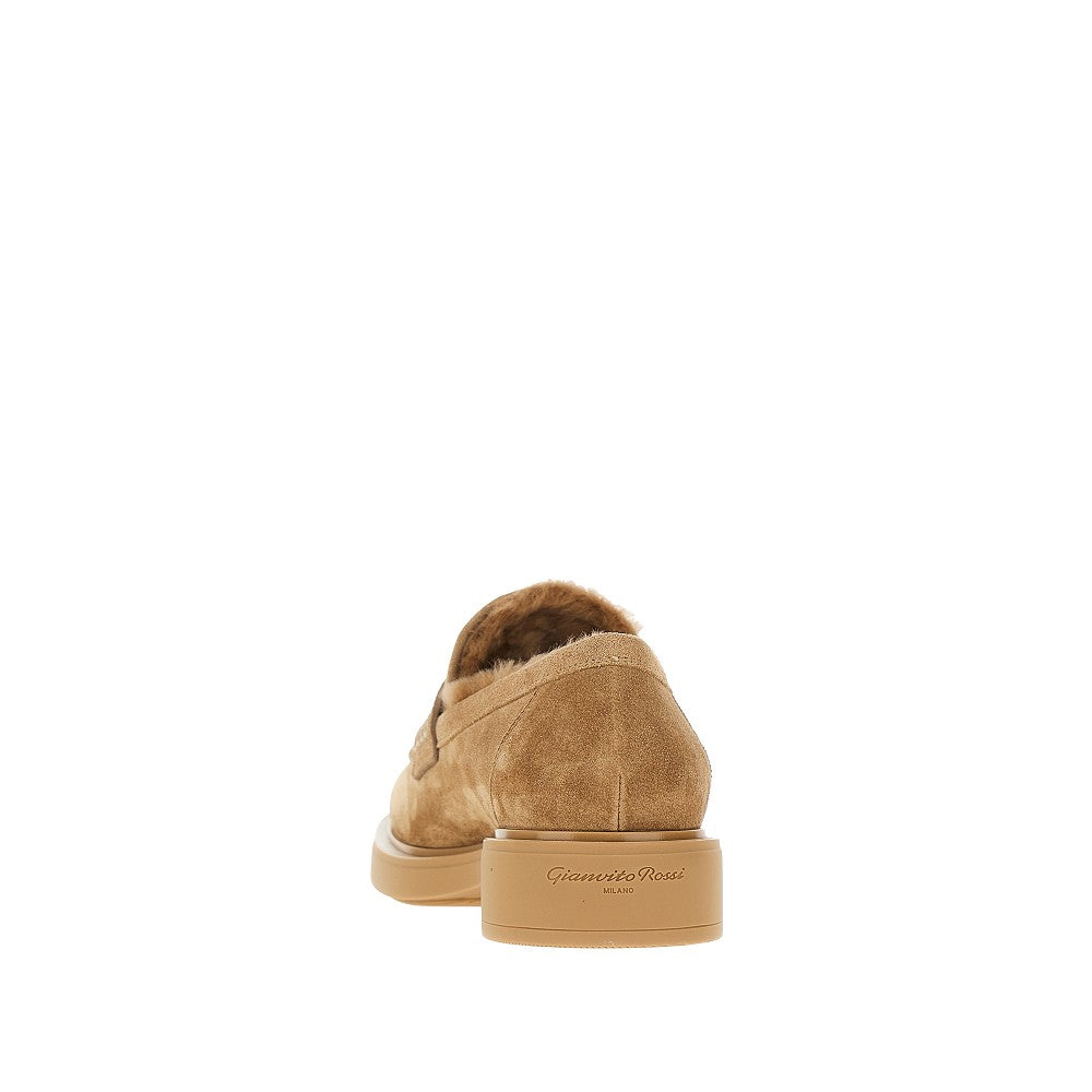 'Harris' fur-lined loafers