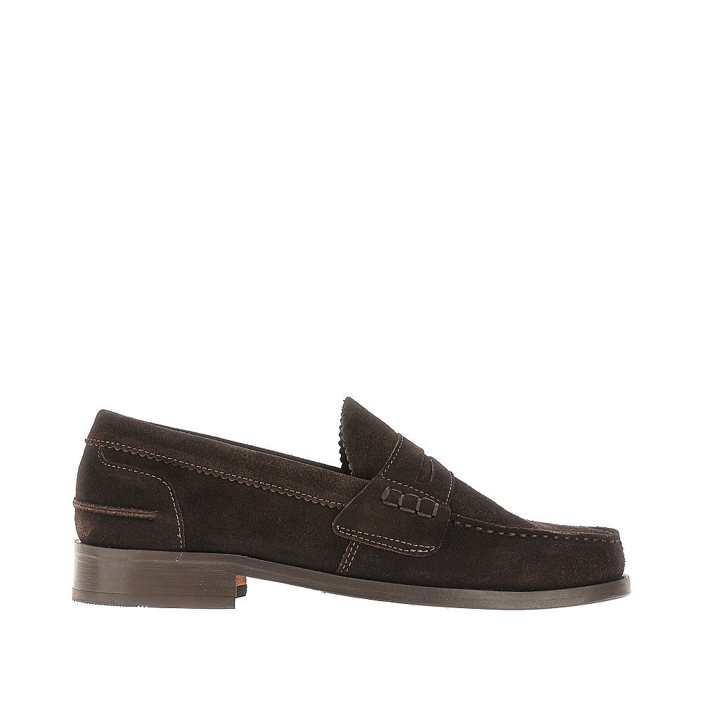 Penny loafer in pelle scamosciata