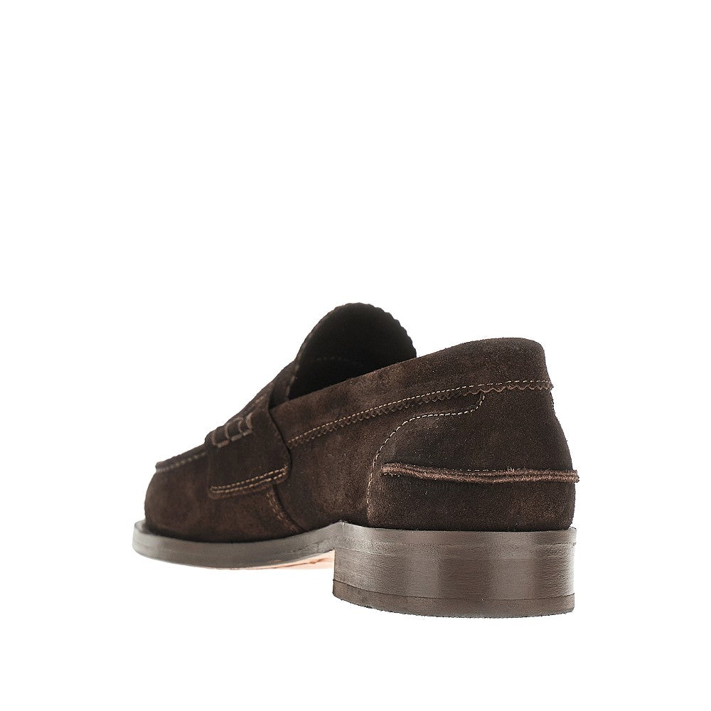 Penny loafer in pelle scamosciata