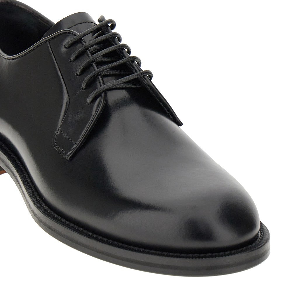 Stringate Derby in pelle spazzolata
