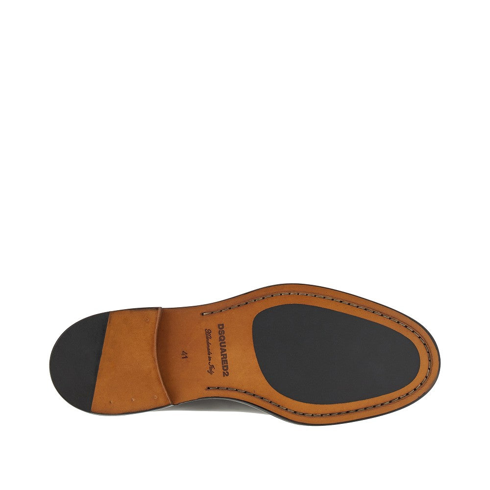 Stringate Derby in pelle spazzolata