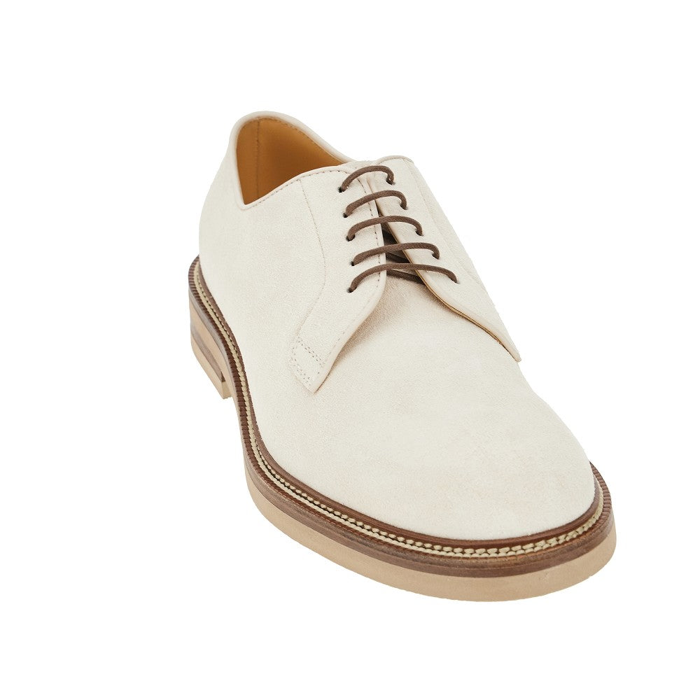 Derby in pelle scamosciata