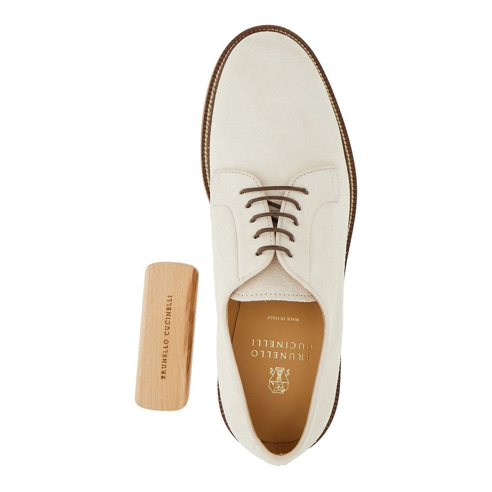 Derby in pelle scamosciata