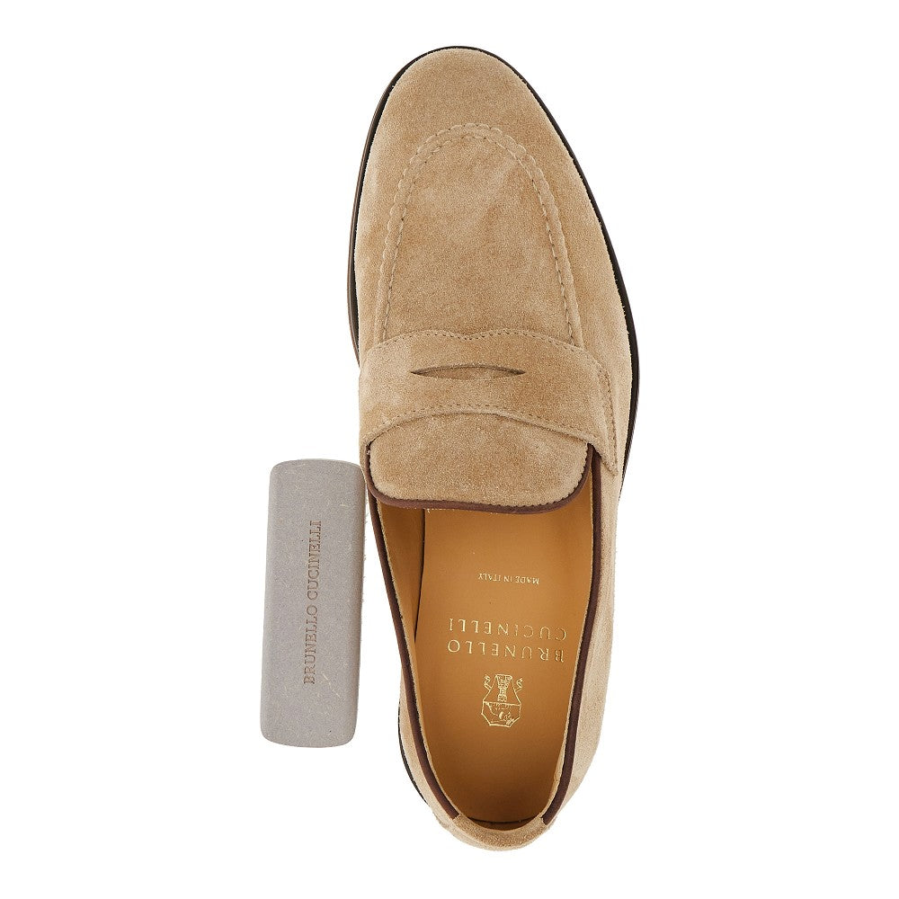 Penny Loafers in pelle scamosciata