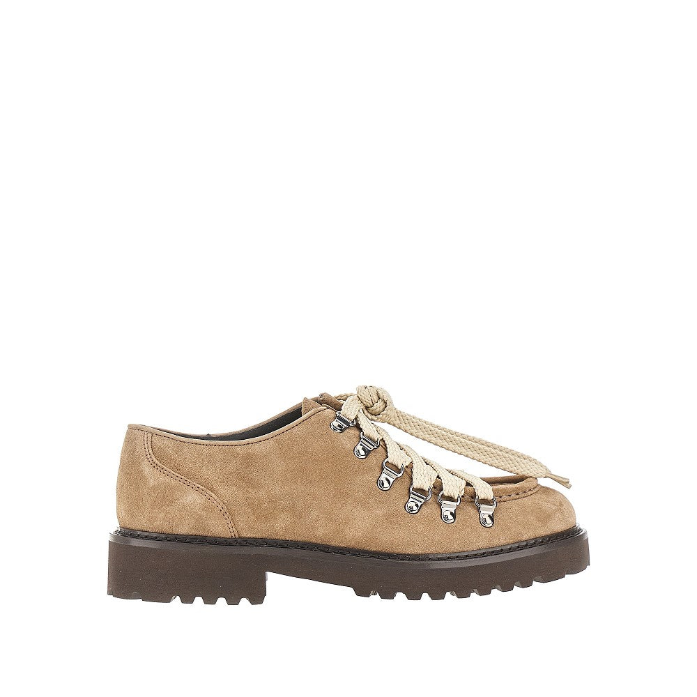 Stringate Derby in pelle scamosciata