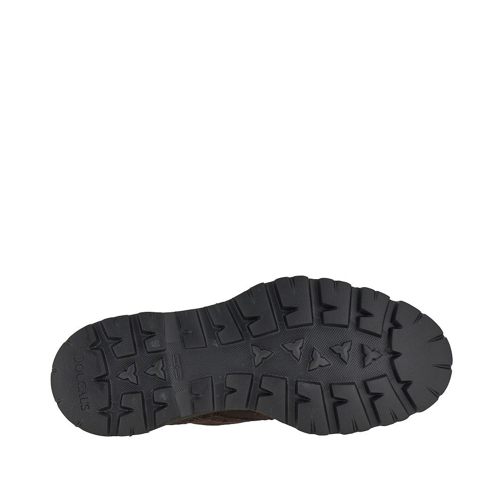 Scarpa Double Monk in pelle scamosciata