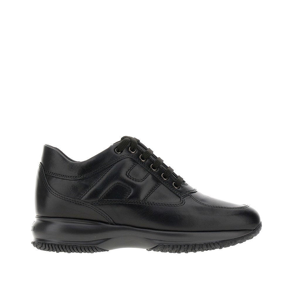 Interactive' leather sneakers