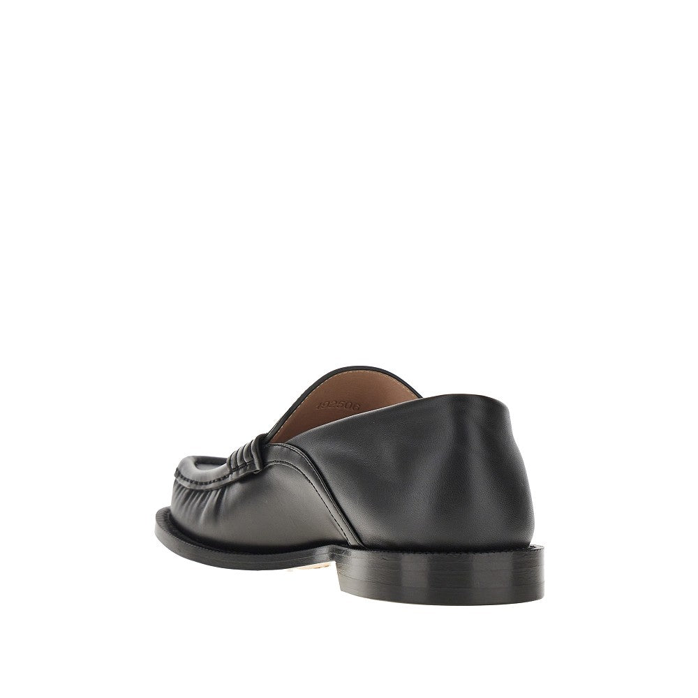 Waxed leather Campo Flap loafers
