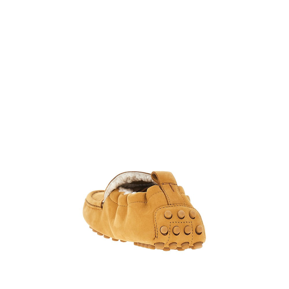 Nabuck 'Glove' loafers