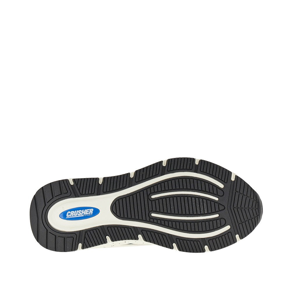 Mesh sneakers with logo print