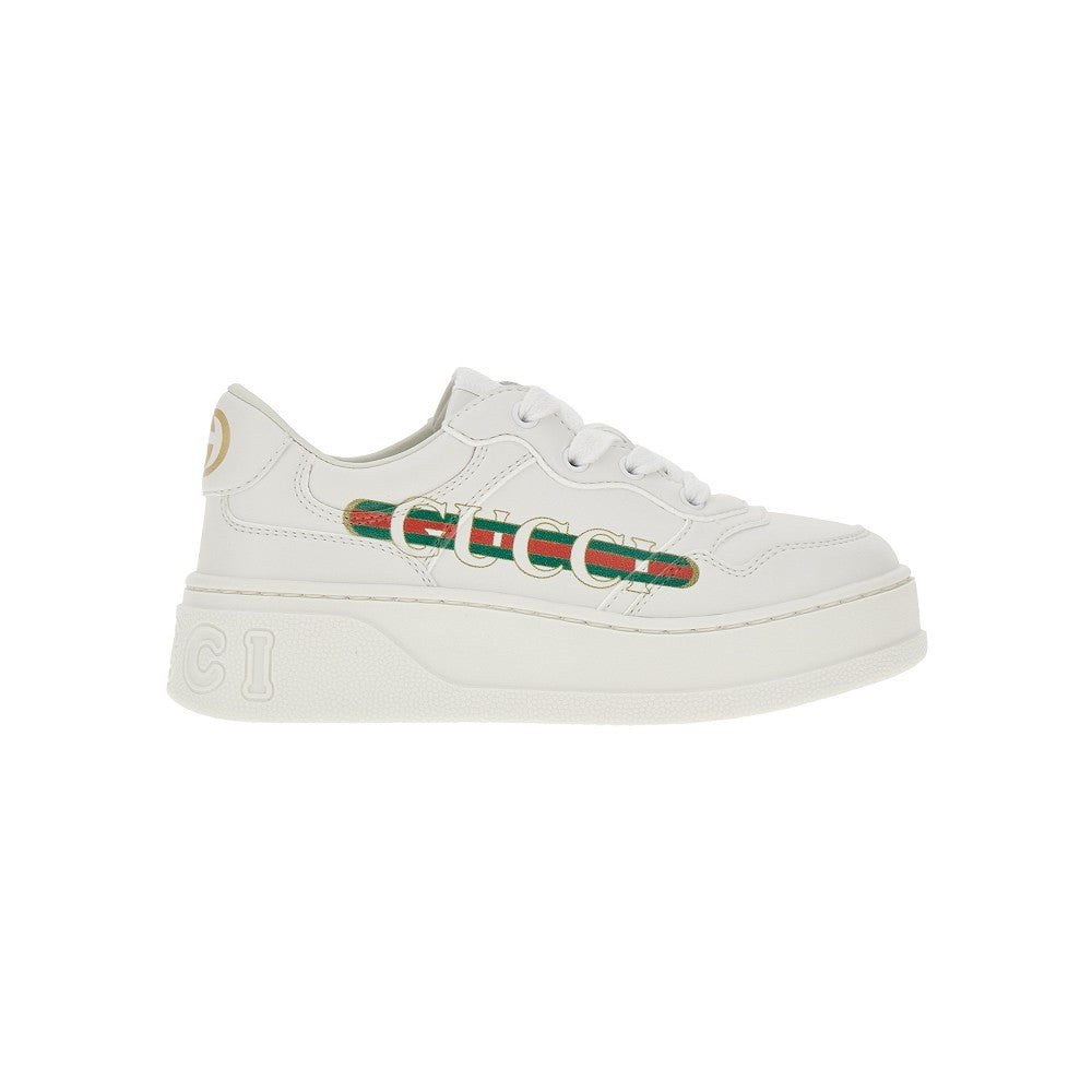Sneakers in Demetra con stampa logo