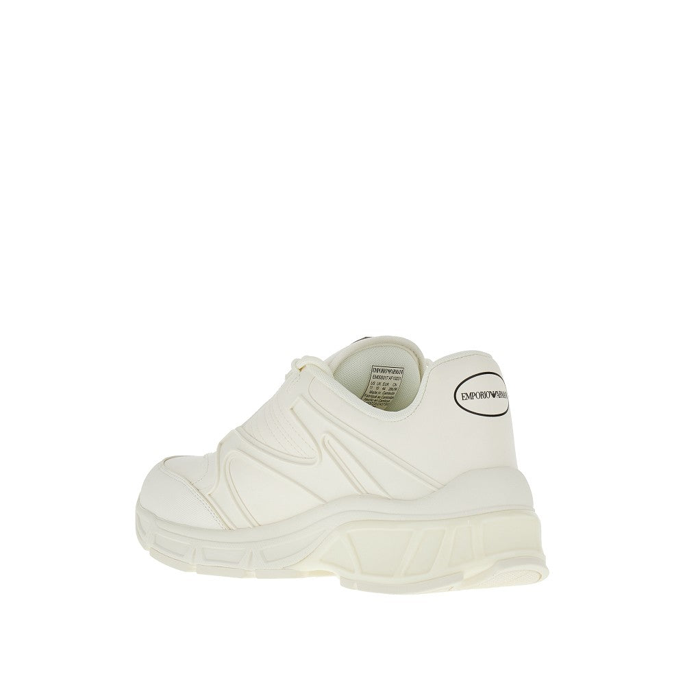 Sneakers in neoprene con dettagli in gomma