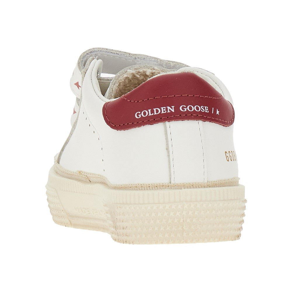 'May School' leather sneakers
