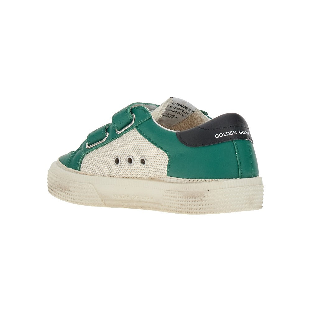 Sneakers 'May School' in pelle e mesh