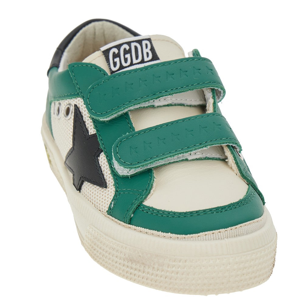 Sneakers 'May School' in pelle e mesh
