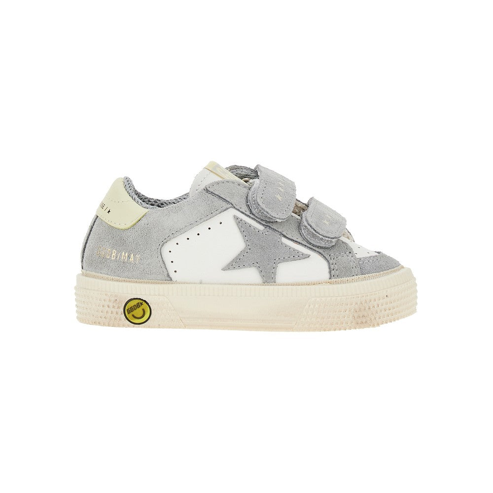 'May School' leather sneakers