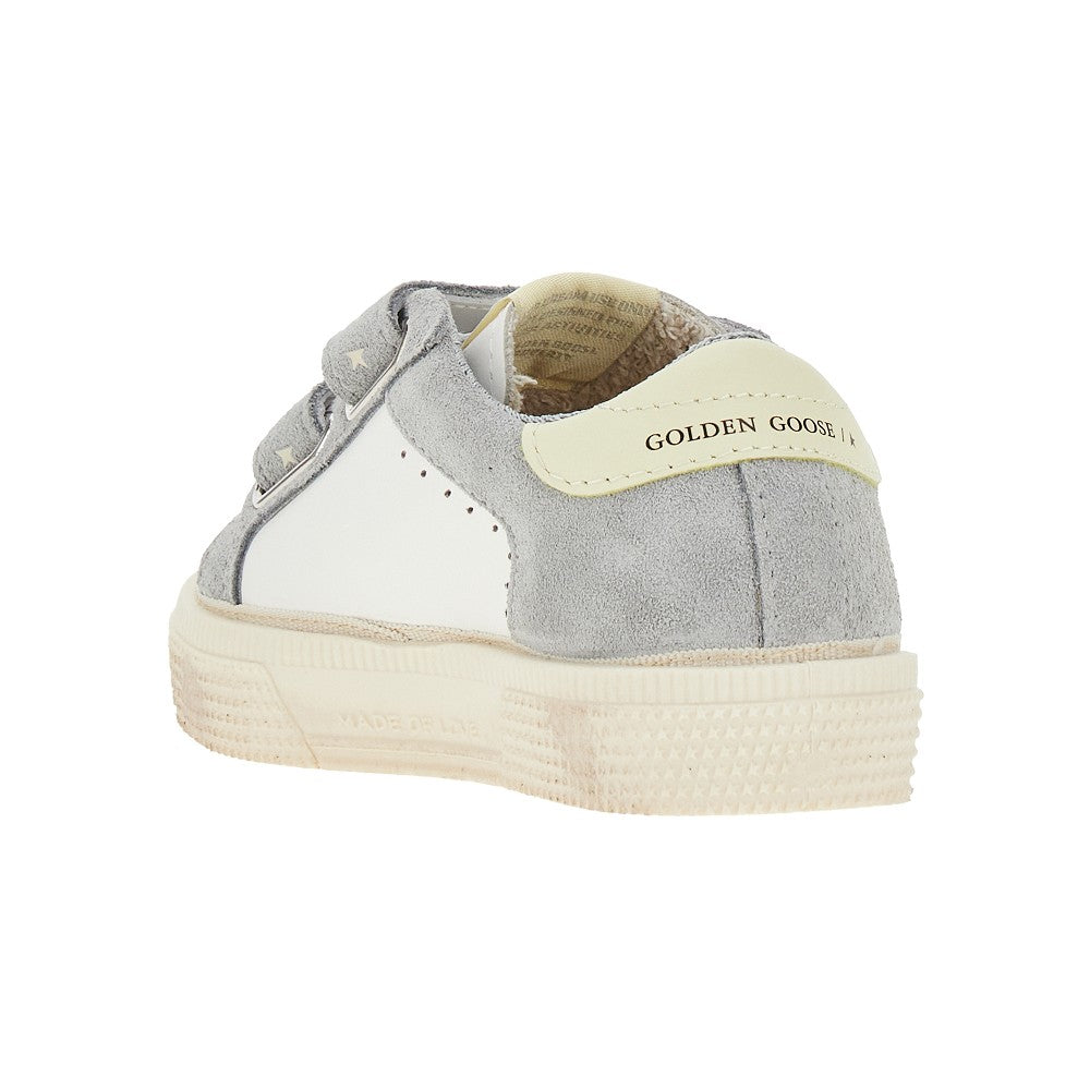 'May School' leather sneakers