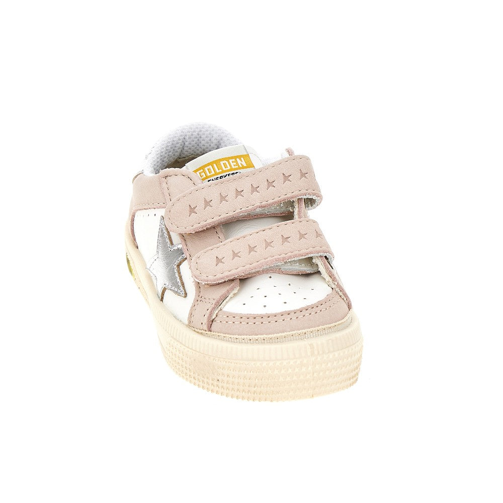 'May School' leather sneakers